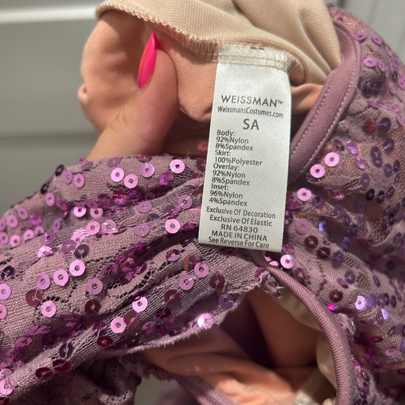 Small adult figure skating dress - Picture 3 of 5